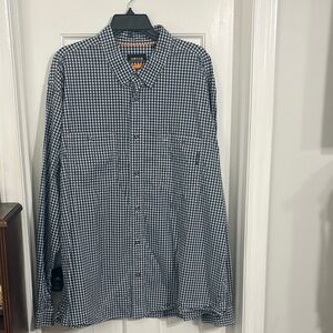 Orvis Men's Gingham Button Down Shirt - 2XLT